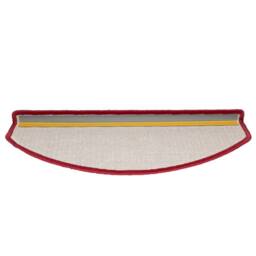 Berkfield Home Stair Mats 10 pcs 65x24x4 cm Bordeaux Red - Size: Medium - thumbnail 6