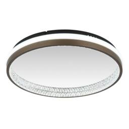Netlighting Della Integrated LED Semi Flush Ceiling Light Matt Black LED 30006000K - thumbnail 5