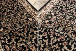 RugsX Heat-Set Royal Runner in Black - Size: 90 cm x 110 cm - thumbnail 4