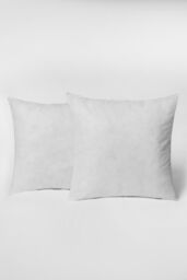OHS 2 x Pack of Cushion Fillers Pads in White - Size: 45 cm x 45 cm
