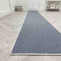 runrug Carpet Runner Rug - Indoor/Outdoor, Reversible, 2mm - 'Coastal' in Blue - Size: 60 cm x 390 cm - thumbnail 5