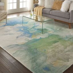 The Rug Shop UK Multi Handmade Abstract Optical 3D Luxurious Easy To Clean Rug - Size: 170 cm x 220 cm - thumbnail 1