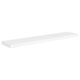 Berkfield Home Floating Wall Shelves 2 pcs White 120x23.5x3.8 cm MDF - thumbnail 3