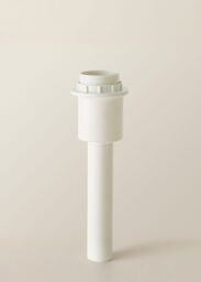 ValueLights Charlie White Metal Single Stem Floor Lamp Base - thumbnail 4
