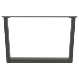 Berkfield Home Dining Table Legs V-Shape 2 pcs Anthracite 70x(42-43.3) cm Steel in Black - thumbnail 3