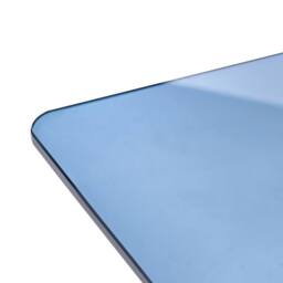 Wyld and Coco Blue Tempered Glass Side Table 46 x 50 cm - thumbnail 6
