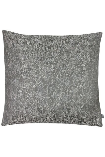 Ashley Wilde Rion Metallic Jacquard Cushion in Dark Grey - Size: 50 cm x 50 cm - image 1