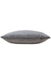 Ashley Wilde Rion Metallic Jacquard Cushion in Dark Grey - Size: 50 cm x 50 cm - thumbnail 3