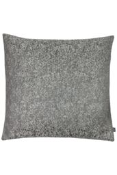Ashley Wilde Rion Metallic Jacquard Cushion in Dark Grey - Size: 50 cm x 50 cm - thumbnail 1