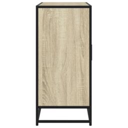 Berkfield Home Sideboard Sonoma Oak 92x35x76 cm Engineered Wood in Brown - Size: 92 x 35 x 76 cm - thumbnail 5