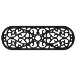 Berkfield Home Stair Treads 10 pcs 25x75 cm Rubber in Black - Size: Medium - thumbnail 3