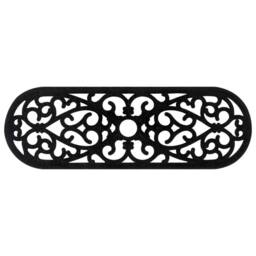 Berkfield Home Stair Treads 10 pcs 25x75 cm Rubber in Black - Size: Medium - thumbnail 6