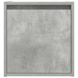 Berkfield Home Wall-Mounted Bedside Cabinet Concrete Grey 38x34x40 cm - Size: 38 x 34 x 40 cm - thumbnail 6