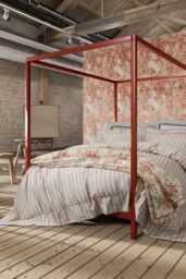 Sanderson 'Lakeland Paradis' Cotton Throw in Cream - Size: 150 cm x 200 cm - thumbnail 4