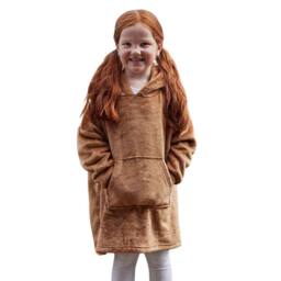 Brand Lab Character Teddy Bear Hoodie Blanket in Brown - thumbnail 3