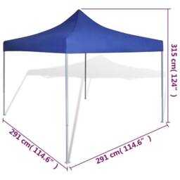Berkfield Home Durable Foldable Tent 3x3 m Blue - thumbnail 9