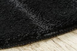 RugsX Dywaniki Łazienkowe Rug in Black - Size: 100 cm diameter - thumbnail 5