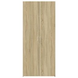 Berkfield Home Highboard Sonoma Oak 70x42.5x185 cm Engineered Wood in Brown - thumbnail 4