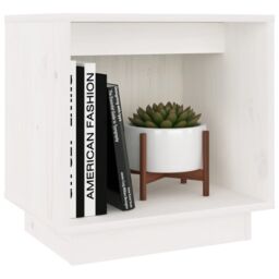 Berkfield Home Bedside Cabinets 2 pcs White 40x30x40 cm Solid Wood Pine - Size: 40 x 30 x 40 cm - thumbnail 4