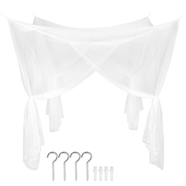 tectake Mosquito Net in White - image 1