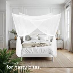 tectake Mosquito Net in White - thumbnail 7