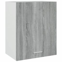 Berkfield Home Hanging Cabinet Grey Sonoma 50x31x60 cm Engineered Wood - Size: 50 x 31 x 60 cm - thumbnail 2