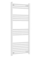 Balterley Straight Towel Radiator, 1200x500mm in White - thumbnail 1
