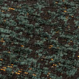 Paoletti Galaxy Chenille Piped Cushion in Emerald - Size: 50 cm x 50 cm - thumbnail 3