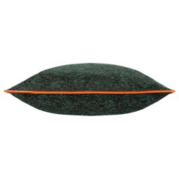 Paoletti Galaxy Chenille Piped Cushion in Emerald - Size: 50 cm x 50 cm - thumbnail 2