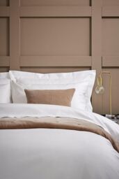 CHRISTY 500TC Premium Sateen Luxury Standard Pillowcase Pair in White - thumbnail 2