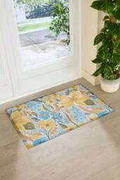 Artsy Mats Yellow Flowers Doormat - Size: 60 cm x 90 cm - thumbnail 2