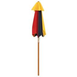 Berkfield Home Garden Umbrella for Kids with Wooden Pole √ò120x140 cm - Size: 120x140 cm - thumbnail 6