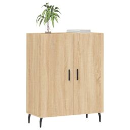 Berkfield Home Sideboard Sonoma Oak 69.5x34x90 cm Engineered Wood in Brown - thumbnail 3
