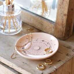 Lisa Angel Women's Pink Celestial Trinket Dish in Baby Pink - thumbnail 2