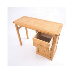 Cabinet Bits Lucca 3 Drawer Dressing Table Set Wood Knob in Light Brown - thumbnail 4