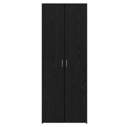 Berkfield Home Highboard Black Oak 70x42.5x185 cm Engineered Wood - thumbnail 6