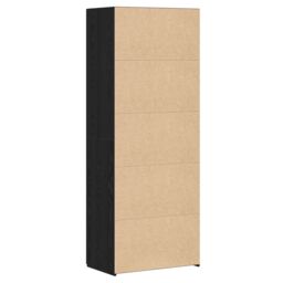 Berkfield Home Highboard Black Oak 70x42.5x185 cm Engineered Wood - thumbnail 8