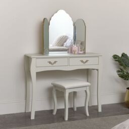 Melody Maison Dressing Table & Stool Set - Elizabeth Ivory Range - thumbnail 3