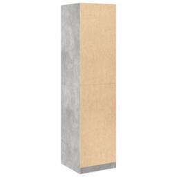 Berkfield Home Wardrobe Concrete Grey 50x50x200 cm Engineered Wood - Size: 50 x 50 x 200 cm - thumbnail 6