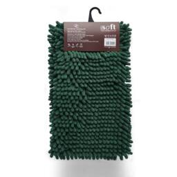 GAVENO CAVAILIA Miami Chenille Loop Bath Mat in Bottle Green - thumbnail 2