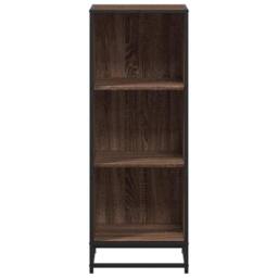 Berkfield Home Book Cabinet Brown Oak 40x35x107.5 cm Engineered Wood - thumbnail 4