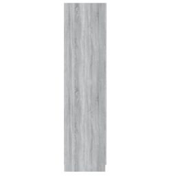 Berkfield Home Wardrobe Grey Sonoma 90x50x200 cm Engineered Wood - Size: 90 x 50 x 200 cm - thumbnail 4