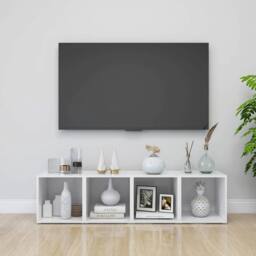 Berkfield Home TV Cabinets 2 pcs White 37x35x37 cm Engineered Wood - Size: 37 x 35 x 37 cm - thumbnail 8