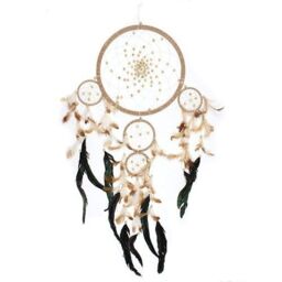 KDMD Bali Dreamcatchers - XLarge Round - Cream/Coffee/Choc - thumbnail 3