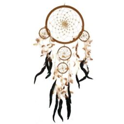 KDMD Bali Dreamcatchers - XLarge Round - Cream/Coffee/Choc - thumbnail 2