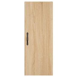 Berkfield Home Highboard Sonoma Oak 34.5x34x180 cm Engineered Wood in Brown - thumbnail 6