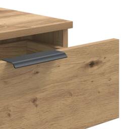 Berkfield Home Decorative Console Table Artisan Oak 90x36x75 cm Engineered Wood in Brown - Size: 90 x 36 x 75 cm - thumbnail 8