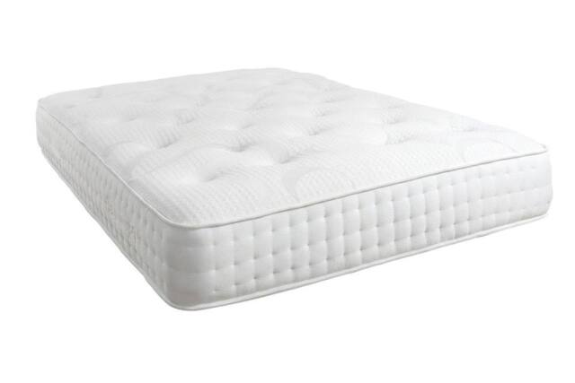 Comfort Tencel 1500 Pocket Springs Foam Mattress in White - Size: Super King - image 1
