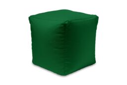 Snug City Waterproof Cube Indoor Outdoor Bean Bag Foot Stool Pouffe in Dark Green - thumbnail 6