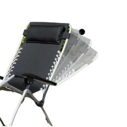 Marco Paul Pack of 2 Reclining Garden Sun Lounger With Padded Head Rest in Black - thumbnail 7